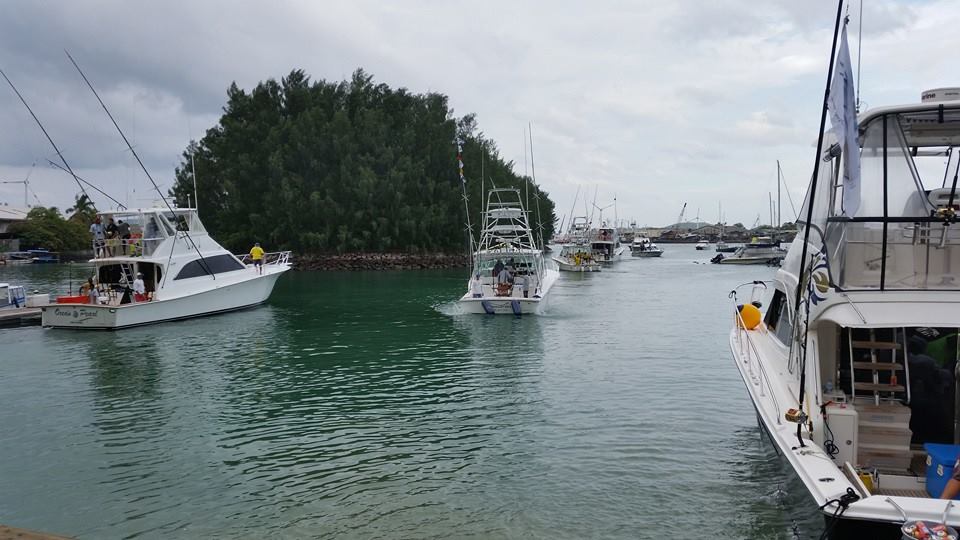 SSFC Big Game Classic convoy headed out to sea