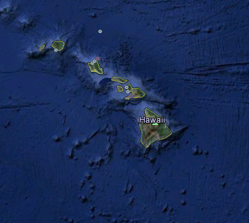 Hawaii, USA Map