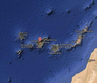 Canary Islands, Spain map